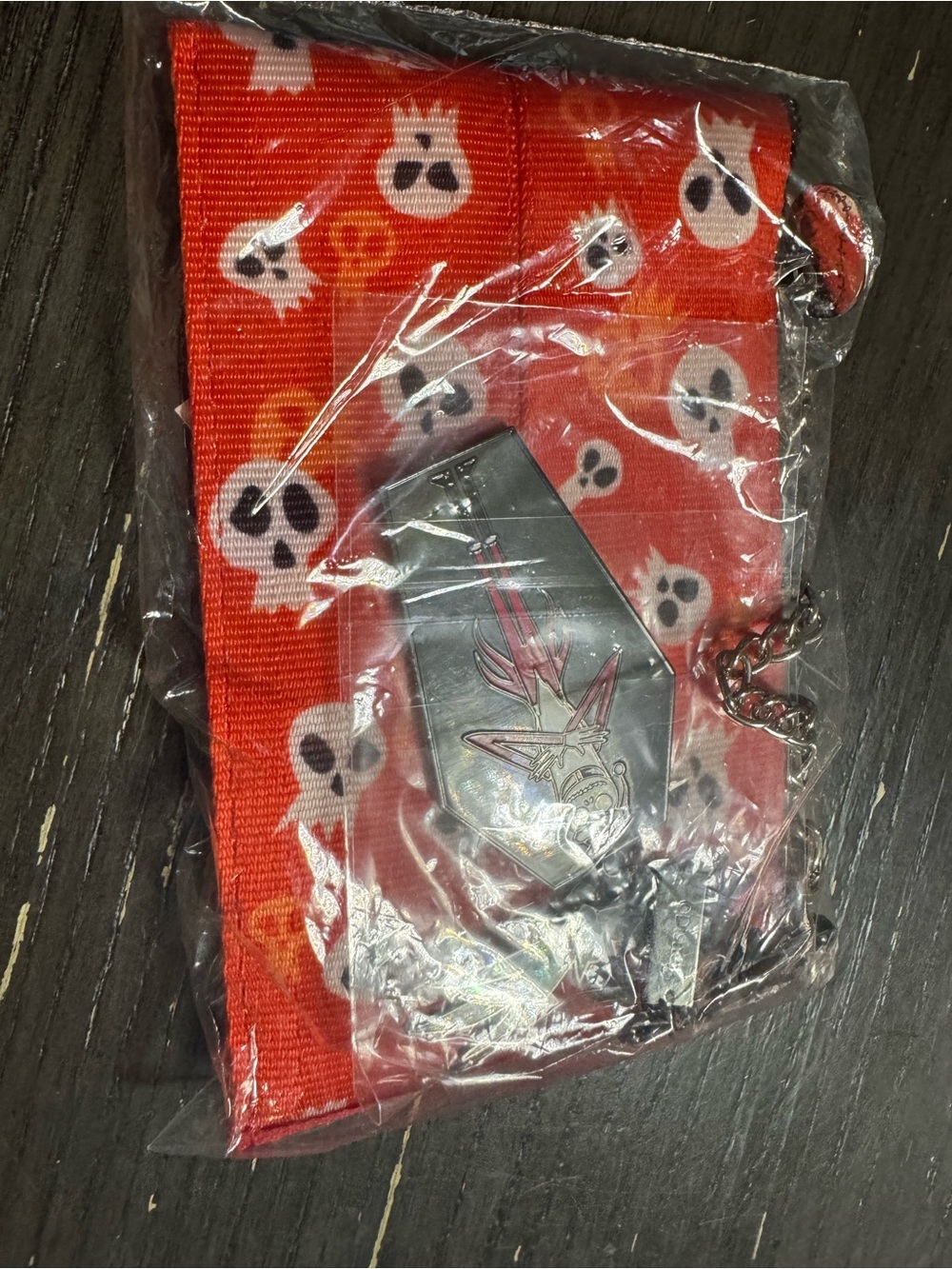 Harvey’s nightmare before Christmas Skull Print Wallet with Chain
